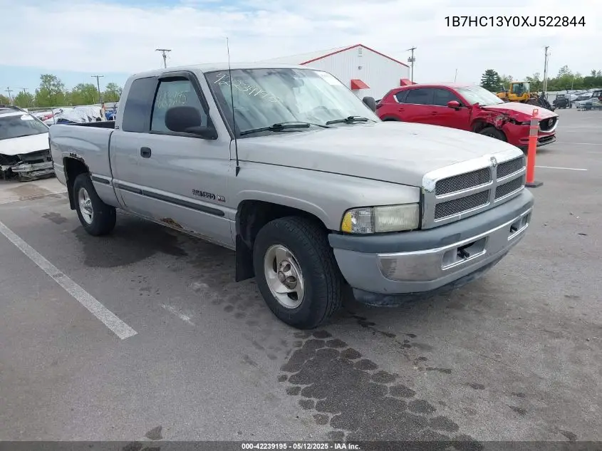 1999 Dodge Ram 1500 St VIN: 1B7HC13Y0XJ522844 Lot: 42239195