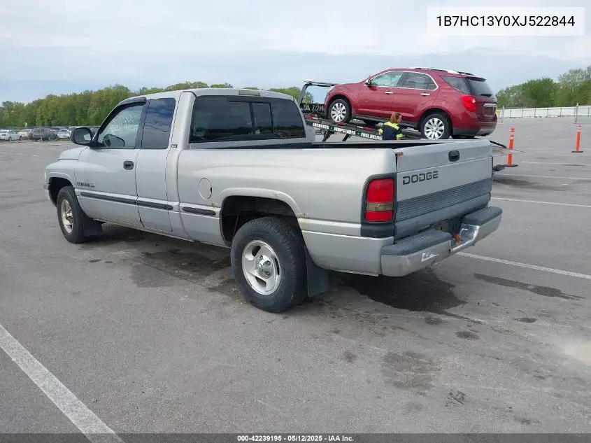 1999 Dodge Ram 1500 St VIN: 1B7HC13Y0XJ522844 Lot: 42239195