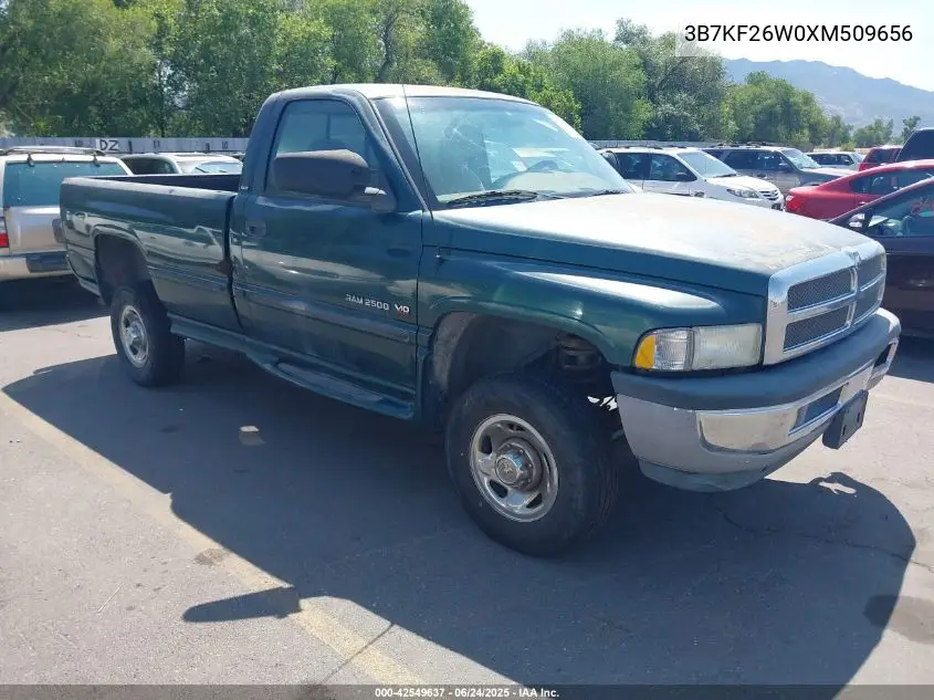 1999 Dodge Ram 2500 St VIN: 3B7KF26W0XM509656 Lot: 42549637