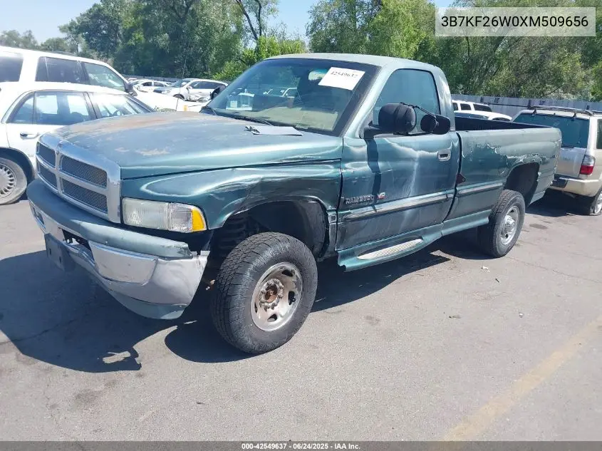 1999 Dodge Ram 2500 St VIN: 3B7KF26W0XM509656 Lot: 42549637