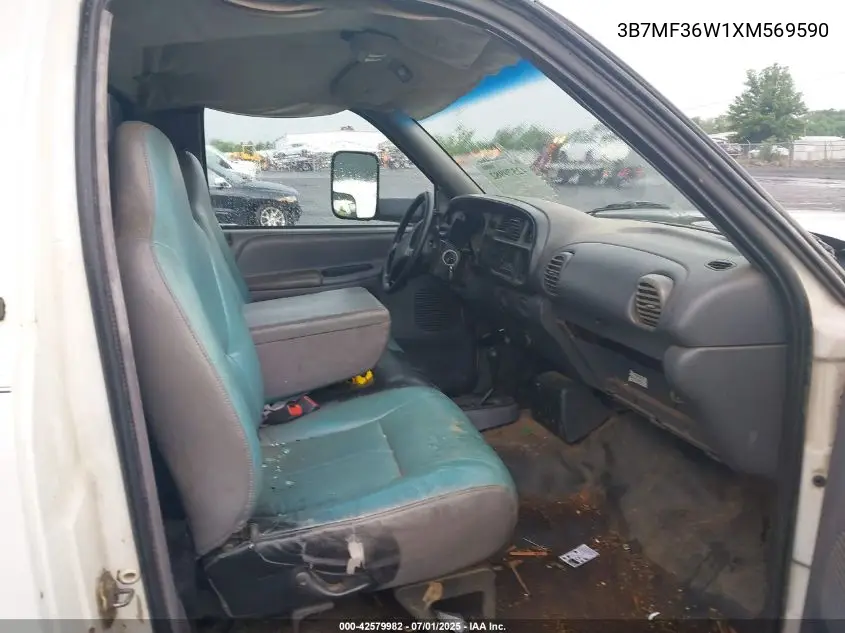 1999 Dodge Ram VIN: 3B7MF63W1XM569590 Lot: 42579982