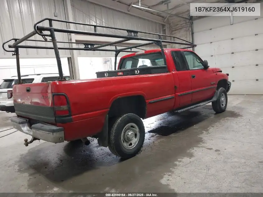 1999 Dodge Ram 2500 St VIN: 1B7KF2364XJ619160 Lot: 42598164