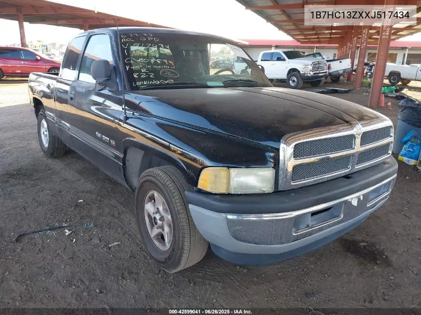 1999 Dodge Ram 1500 St VIN: 1B7HC13ZXXJ517434 Lot: 42599041