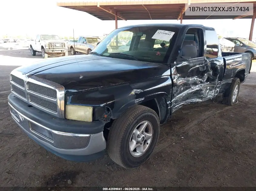 1999 Dodge Ram 1500 St VIN: 1B7HC13ZXXJ517434 Lot: 42599041