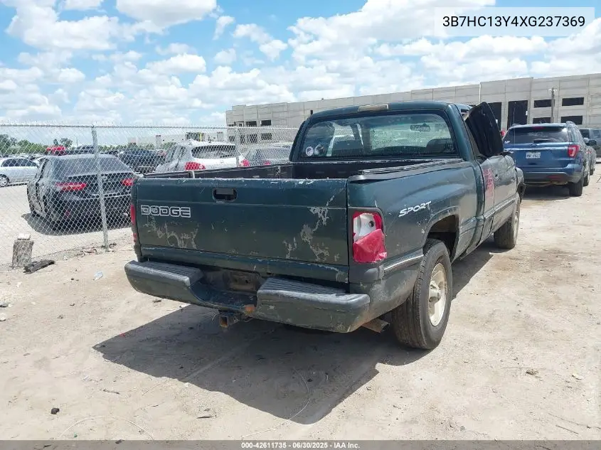 1999 Dodge Ram 1500 St VIN: 3B7HC13Y4XG237369 Lot: 42611735