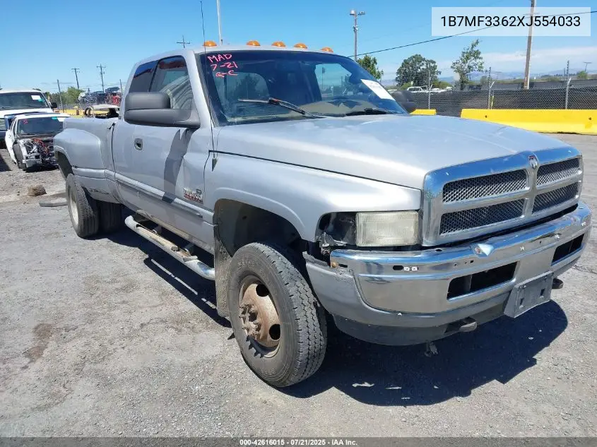 1999 Dodge Ram 3500 St VIN: 1B7MF3362XJ554033 Lot: 42616015
