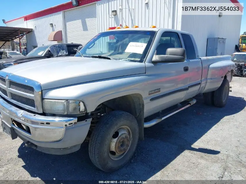 1999 Dodge Ram 3500 St VIN: 1B7MF3362XJ554033 Lot: 42616015