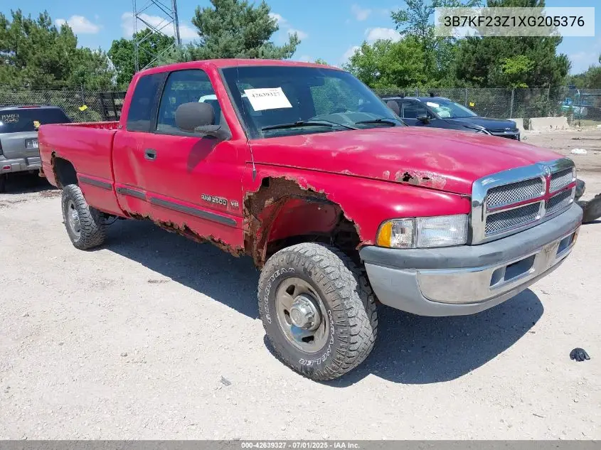 1999 Dodge Ram 2500 St VIN: 3B7KF23Z1XG205376 Lot: 42639327