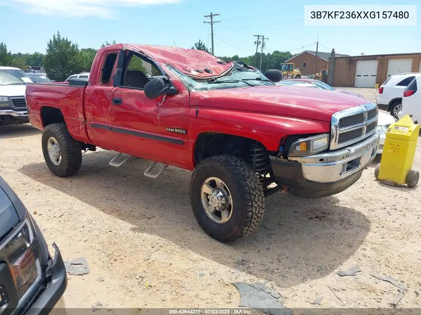 1999 Dodge Ram 2500 St VIN: 3B7KF236XXG157480 Lot: 42644275