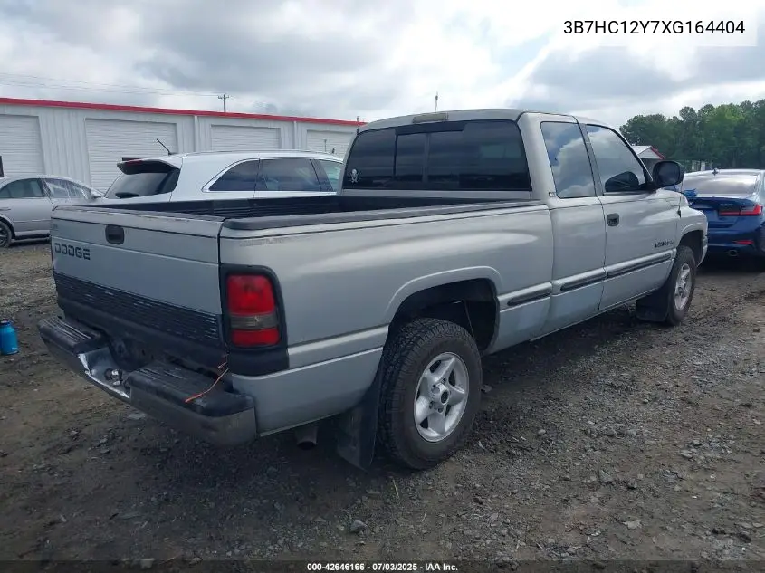 1999 Dodge Ram 1500 St VIN: 3B7HC12Y7XG164404 Lot: 42646166