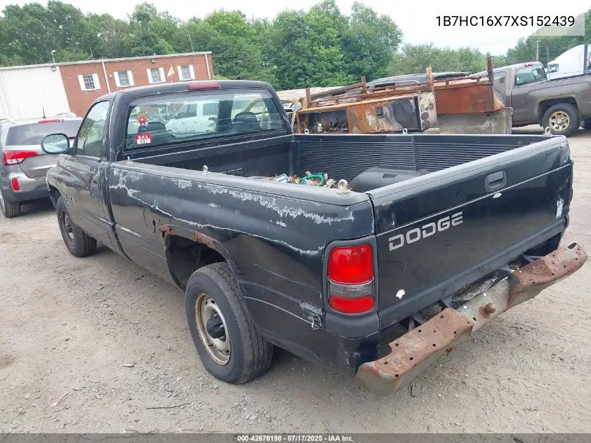 1999 Dodge Ram 1500 St/Ws VIN: 1B7HC16X7XS152439 Lot: 42676198