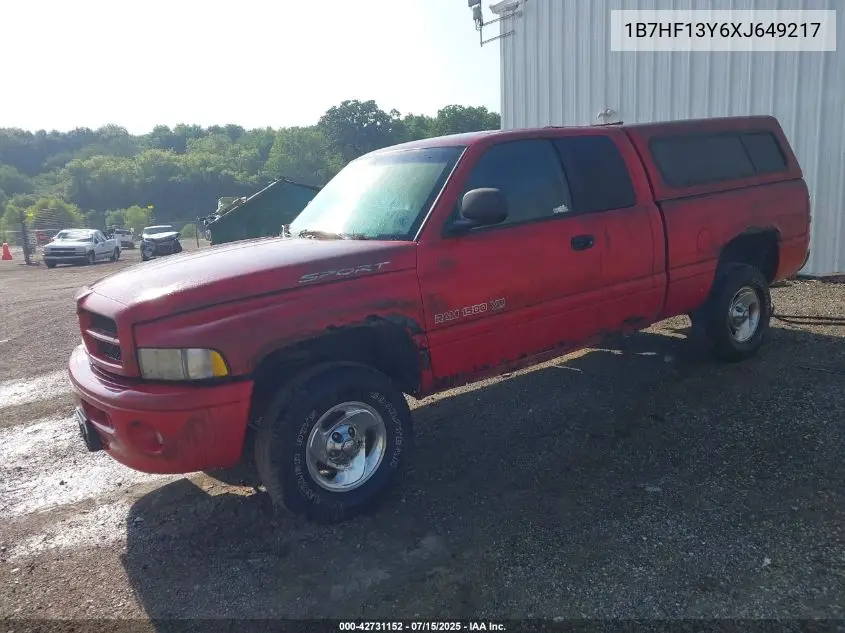 1999 Dodge Ram 1500 St VIN: 1B7HF13Y6XJ649217 Lot: 42731152