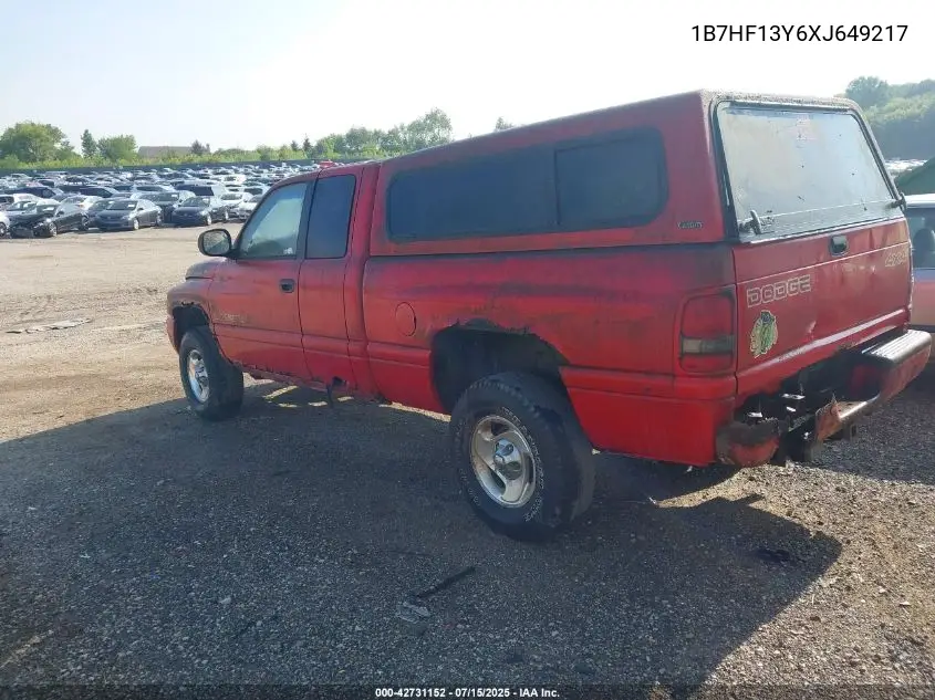 1999 Dodge Ram 1500 St VIN: 1B7HF13Y6XJ649217 Lot: 42731152