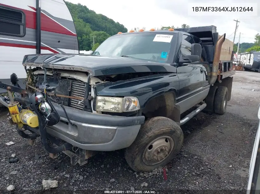 1999 Dodge Ram 3500 St VIN: 1B7MF3364XJ612644 Lot: 42733081