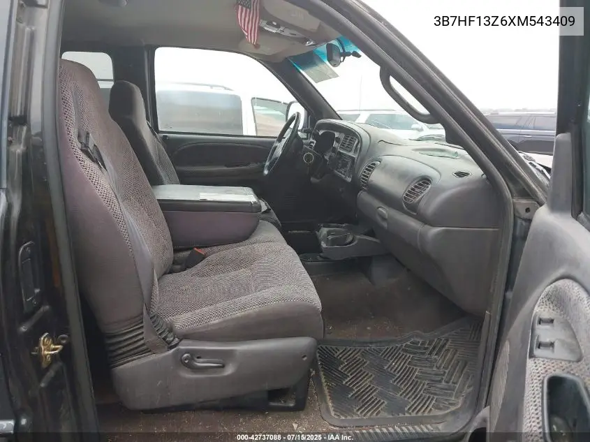 1999 Dodge Ram 1500 VIN: 3B7HF13Z6XM543409 Lot: 42737088