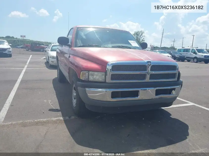 1999 Dodge Ram 1500 St/Ws VIN: 1B7HC16X0XS236182 Lot: 42743288