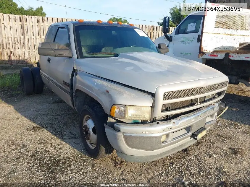 1999 Dodge Ram 3500 St VIN: 1B7MC3364XJ536951 Lot: 42754922