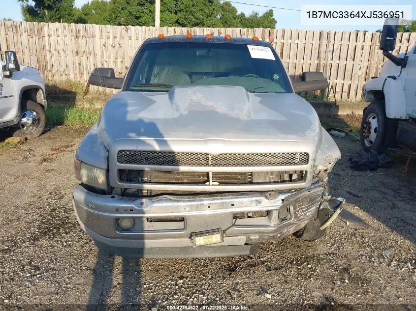 1999 Dodge Ram 3500 St VIN: 1B7MC3364XJ536951 Lot: 42754922