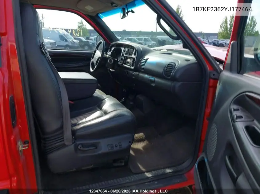 2000 Dodge Ram 2500 St VIN: 1B7KF2362YJ177464 Lot: 12347654