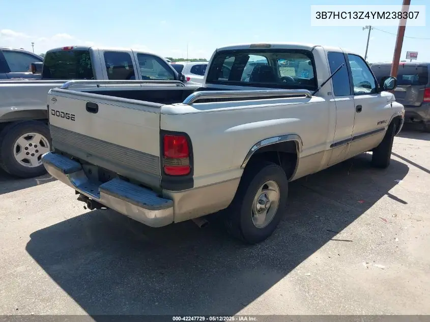 2000 Dodge Ram 1500 St VIN: 3B7HC13Z4YM238307 Lot: 42247729