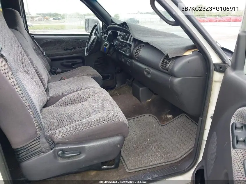 2000 Dodge Ram 2500 St VIN: 3B7KC23Z3YG106911 Lot: 42250441