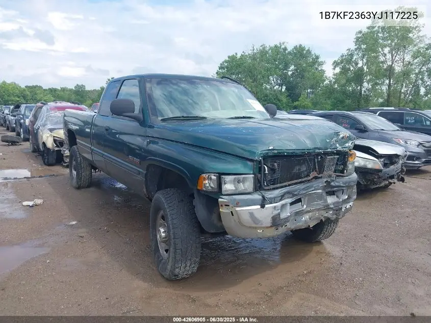 2000 Dodge Ram 2500 St VIN: 1B7KF2363YJ117225 Lot: 42606905