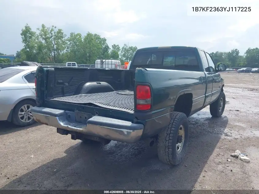 2000 Dodge Ram 2500 St VIN: 1B7KF2363YJ117225 Lot: 42606905