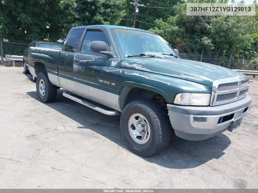 2000 Dodge Ram 1500 St VIN: 3B7HF12Z1YG129813 Lot: 42611388