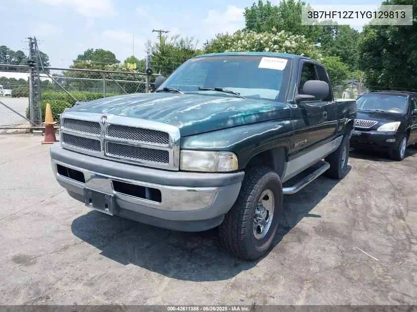 2000 Dodge Ram 1500 St VIN: 3B7HF12Z1YG129813 Lot: 42611388