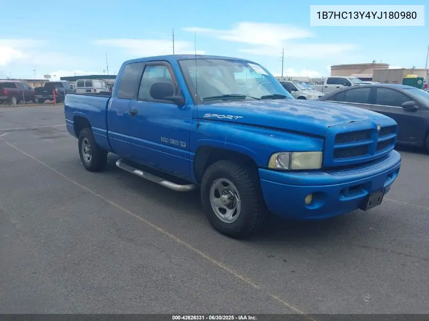 2000 Dodge Ram 1500 St VIN: 1B7HC13Y4YJ180980 Lot: 42626331