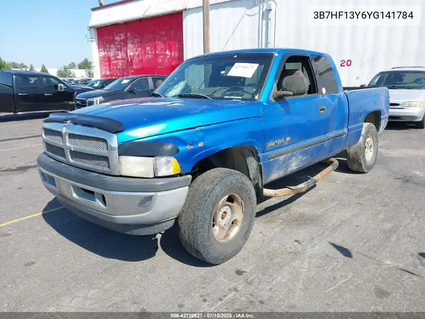 2000 Dodge Ram 1500 St VIN: 3B7HF13Y6YG141784 Lot: 42720527