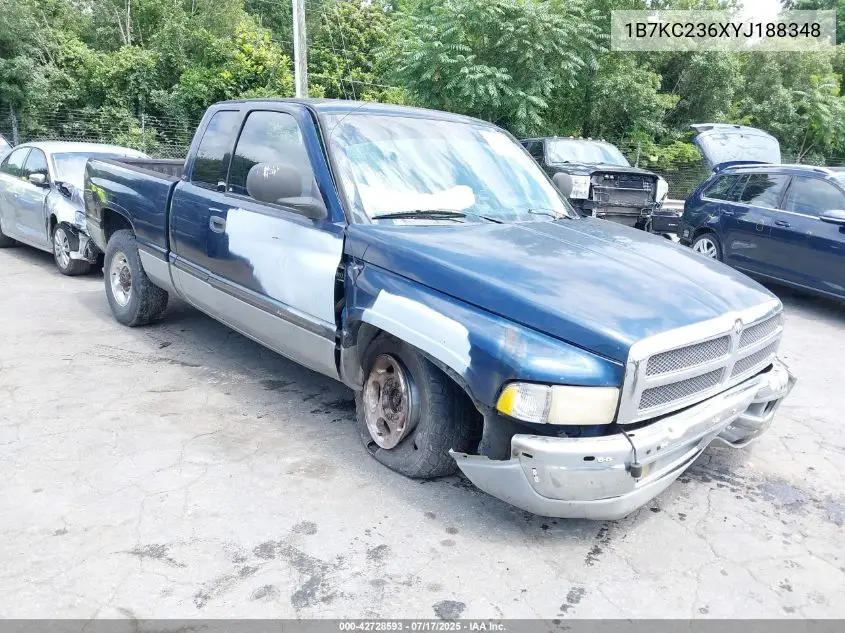 2000 Dodge Ram 2500 St VIN: 1B7KC236XYJ188348 Lot: 42728593