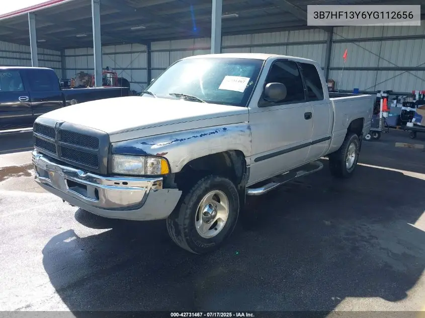 2000 Dodge Ram 1500 St VIN: 3B7HF13Y6YG112656 Lot: 42731467