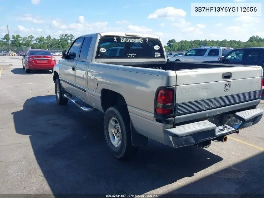 2000 Dodge Ram 1500 St VIN: 3B7HF13Y6YG112656 Lot: 42731467
