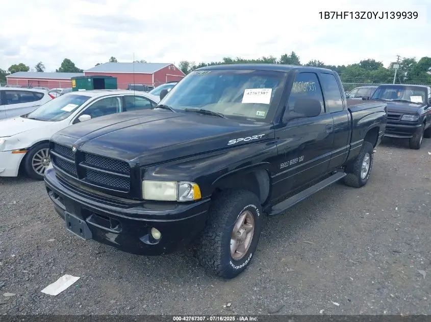2000 Dodge Ram 1500 St VIN: 1B7HF13Z0YJ139939 Lot: 42767307
