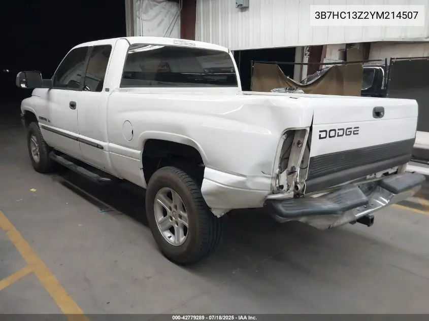 2000 Dodge Ram 1500 St VIN: 3B7HC13Z2YM214507 Lot: 42779289