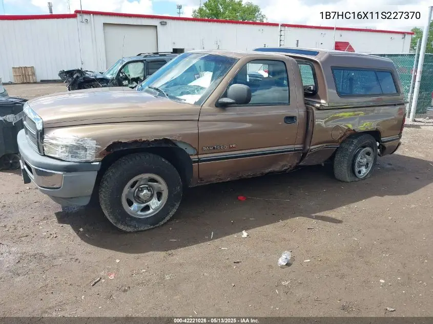 2001 Dodge Ram 1500 St/Ws VIN: 1B7HC16X11S227370 Lot: 42221026