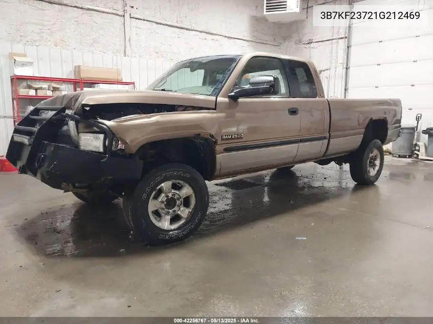 2001 Dodge Ram 2500 St VIN: 3B7KF23721G212469 Lot: 42256767