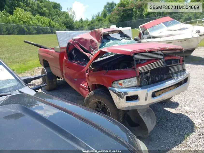 2001 Dodge Ram 3500 St VIN: 3B6MF36701M504069 Lot: 42529535