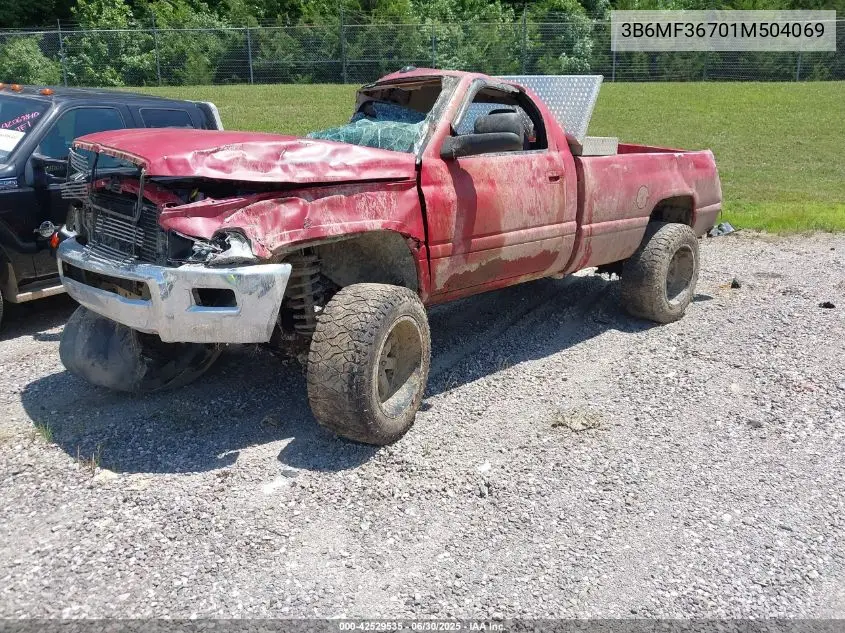 2001 Dodge Ram 3500 St VIN: 3B6MF36701M504069 Lot: 42529535