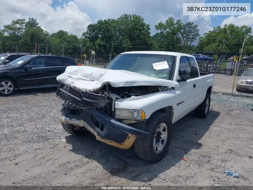 2001 Dodge Ram 2500 St VIN: 3B7KC23Z01G177246 Lot: 42593472
