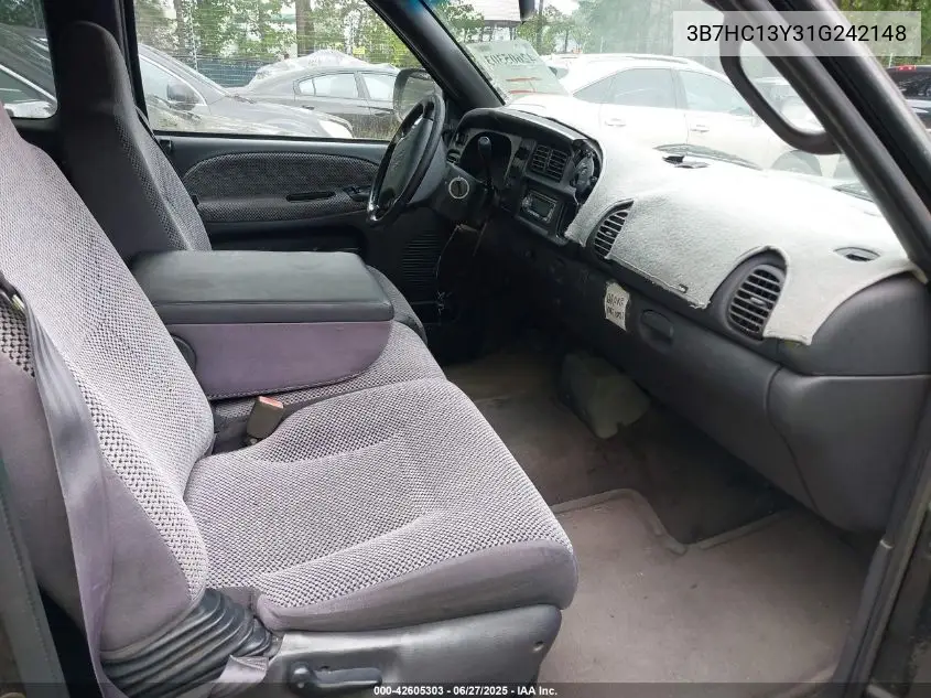 2001 Dodge Ram 1500 St VIN: 3B7HC13Y31G242148 Lot: 42605303