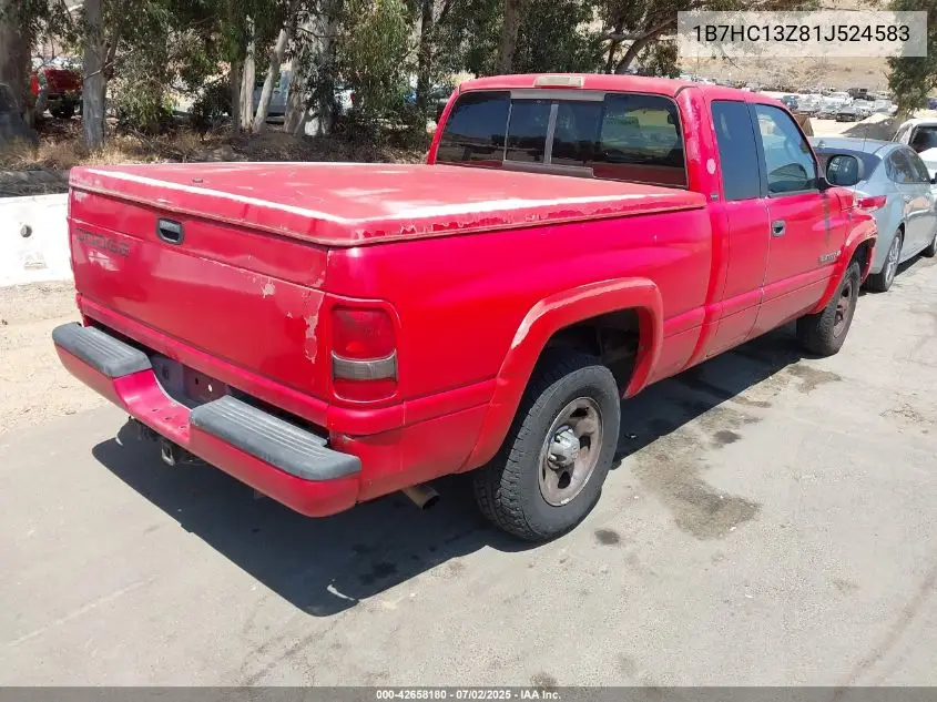 2001 Dodge Ram 1500 St VIN: 1B7HC13Z81J524583 Lot: 42658180