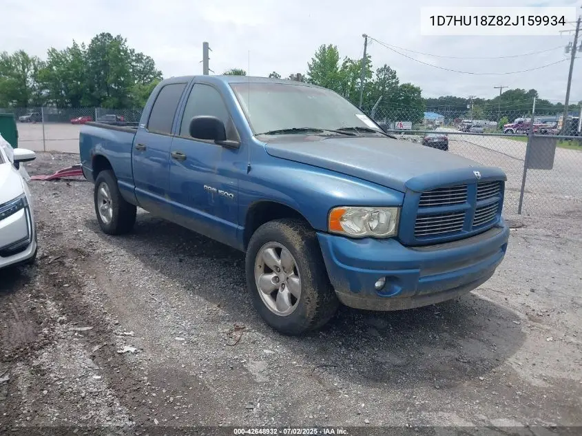 2002 Dodge Ram 1500 St VIN: 1D7HU18Z82J159934 Lot: 42648932