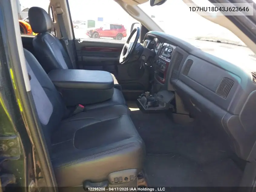 2003 Dodge Ram 1500 St/Slt VIN: 1D7HU18D43J623646 Lot: 12295208