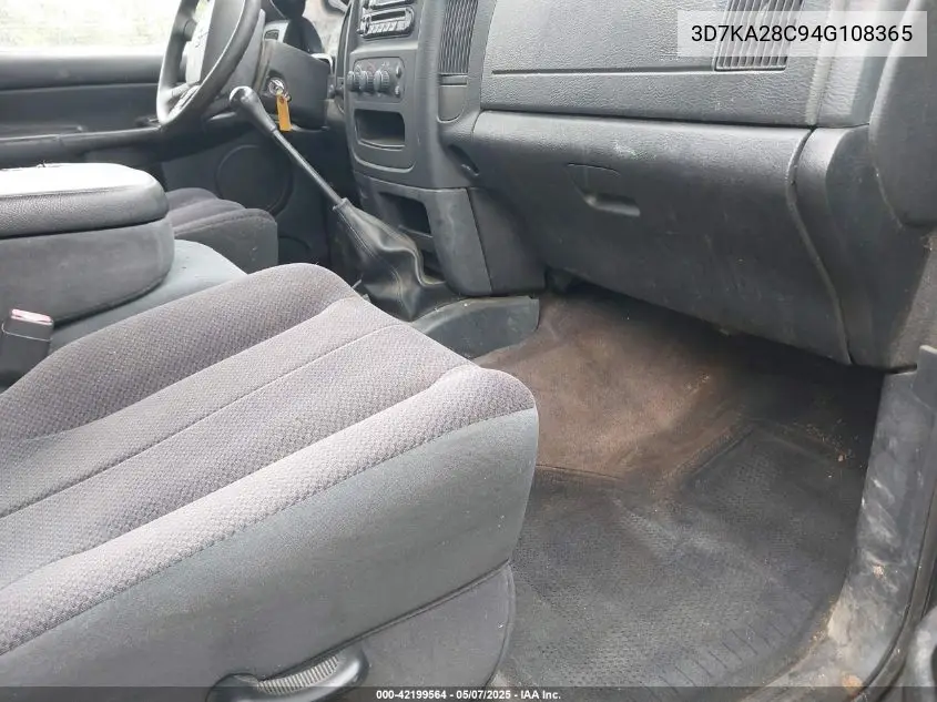 2004 Dodge Ram 2500 Slt/Laramie VIN: 3D7KA28C94G108365 Lot: 42199564