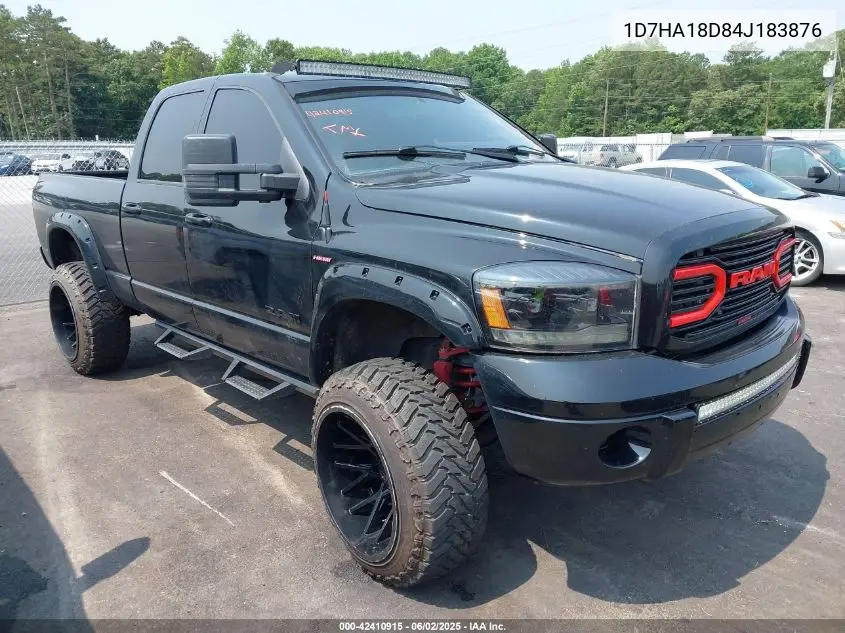 2004 Dodge Ram 1500 Slt/Laramie VIN: 1D7HA18D84J183876 Lot: 42410915