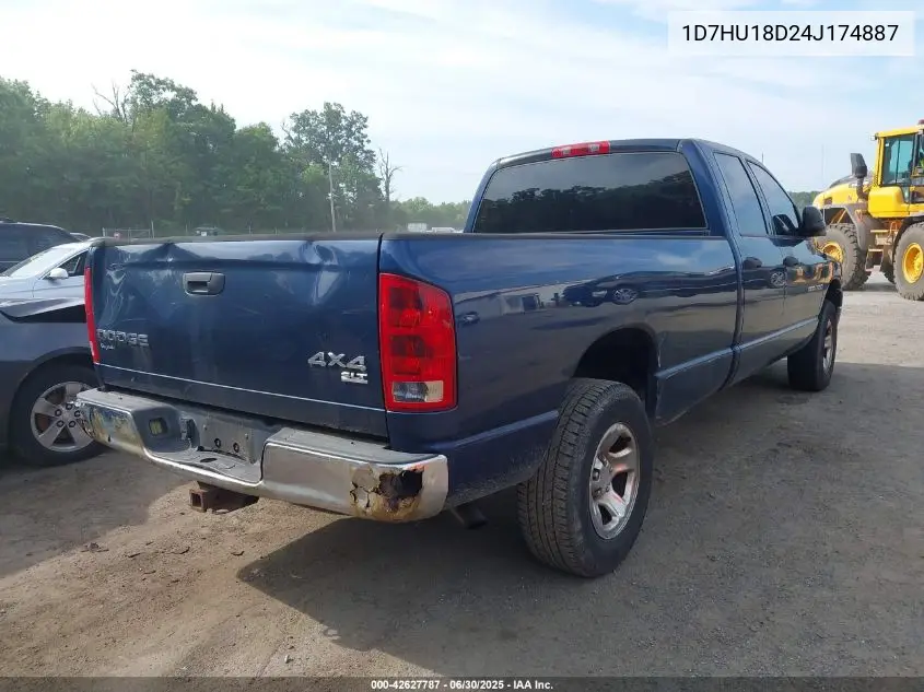 2004 Dodge Ram 1500 St/Slt VIN: 1D7HU18D24J174887 Lot: 42627787