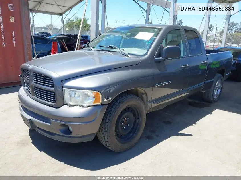 2004 Dodge Ram 1500 Slt/Laramie VIN: 1D7HA18D44S569334 Lot: 42629259