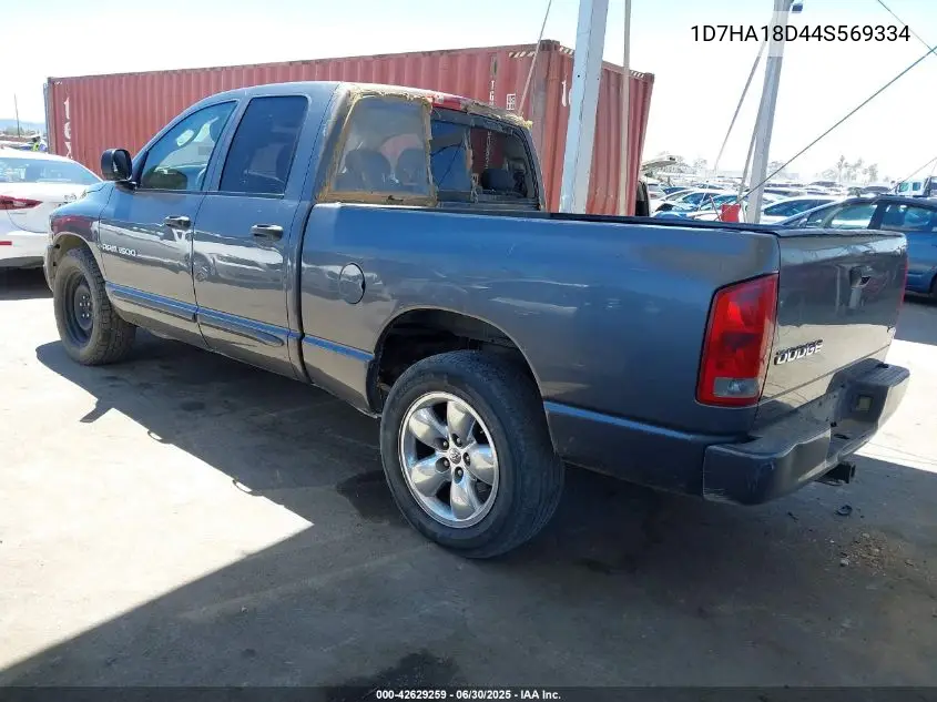 2004 Dodge Ram 1500 Slt/Laramie VIN: 1D7HA18D44S569334 Lot: 42629259